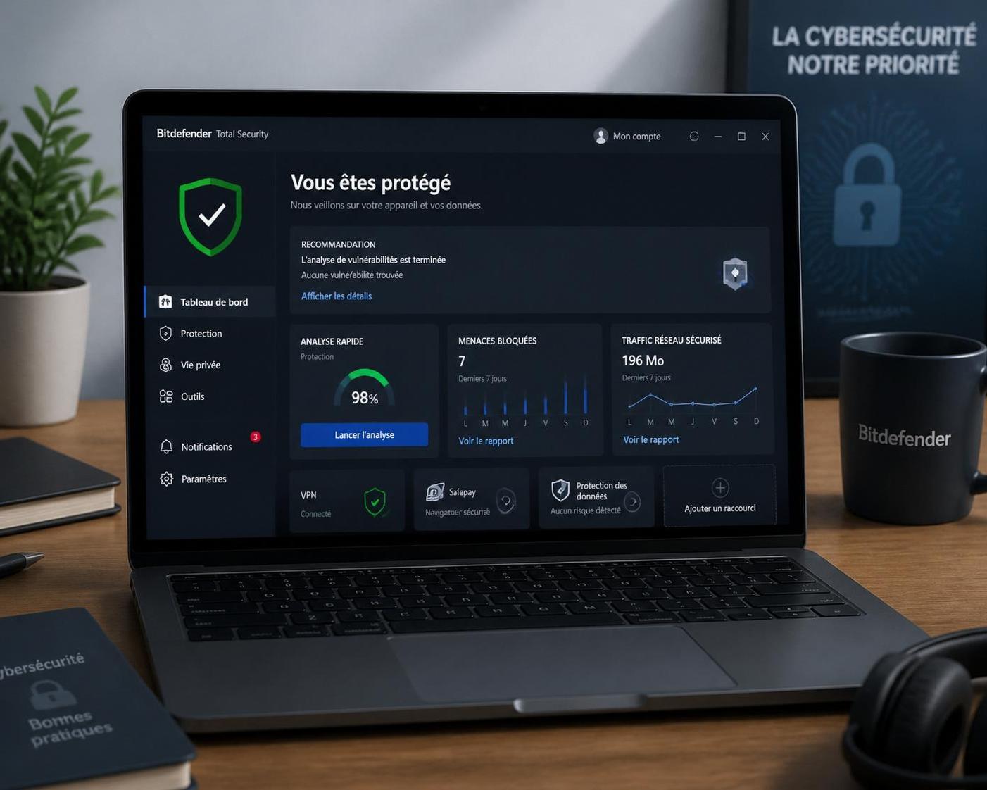 découvrez notre test complet de bitdefender, un antivirus performant, et explorez ses fonctionnalités avancées pour protéger efficacement votre ordinateur.
