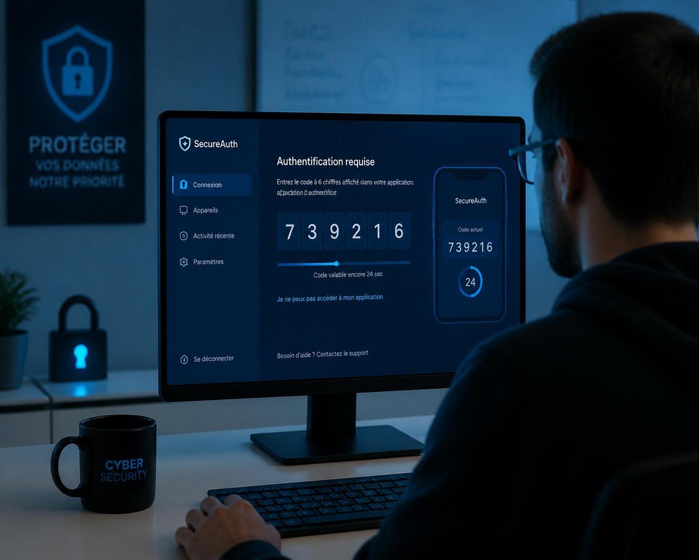 apprenez à utiliser google authenticator sur votre pc en seulement 3 étapes simples pour sécuriser facilement vos comptes en ligne.