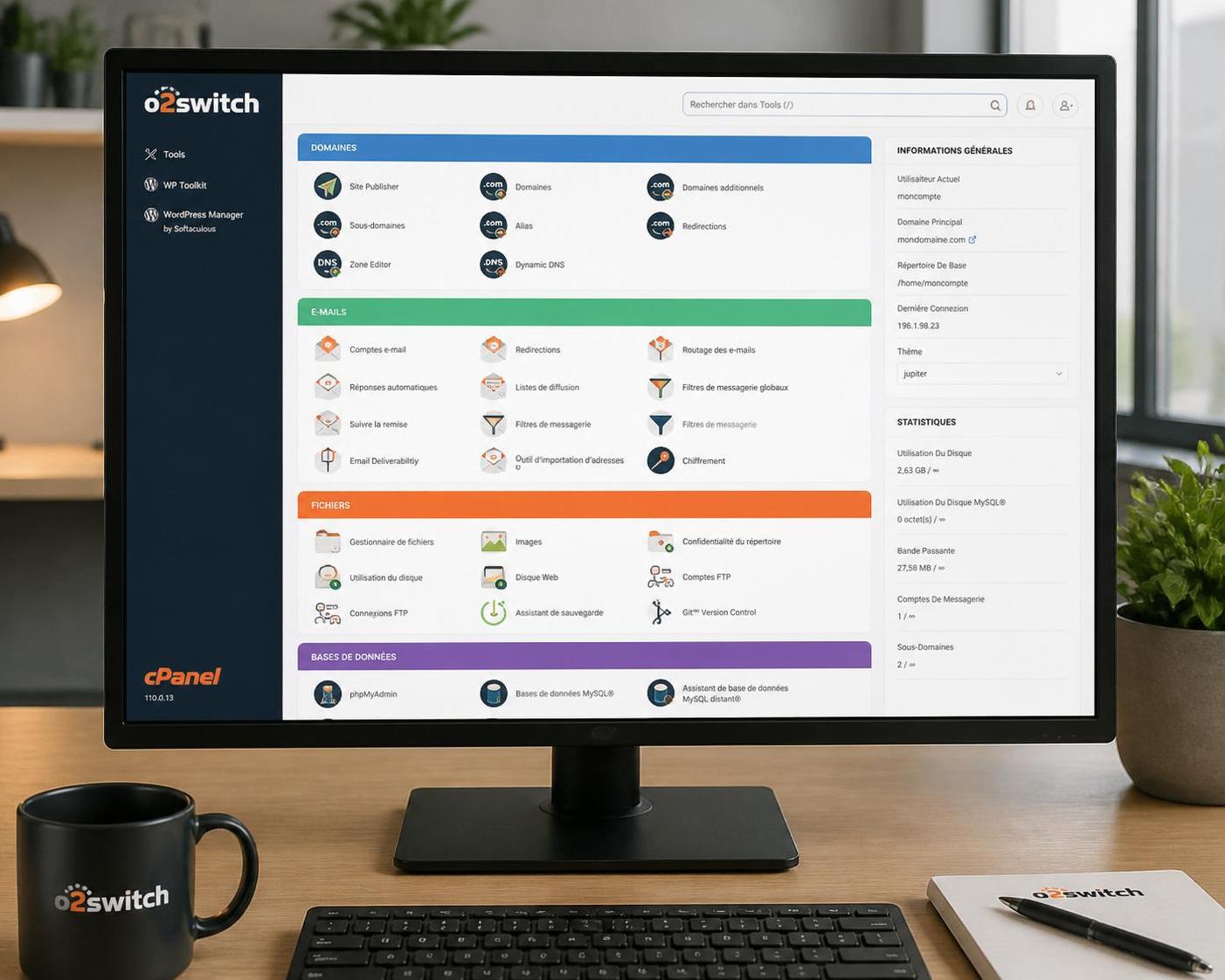 découvrez comment gérer facilement votre hébergement web avec cpanel et o2switch, grâce à des explications claires et simples pour débutants et utilisateurs avancés.