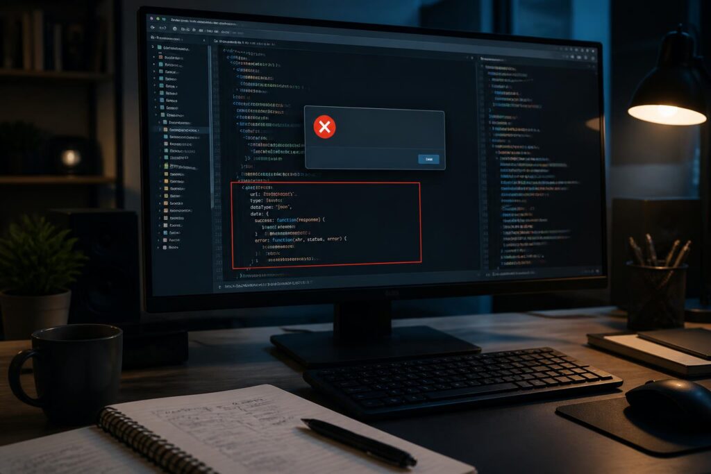 découvrez ce qu'est une erreur ajax, les principales causes de son apparition, et comment la résoudre efficacement pour améliorer vos applications web.