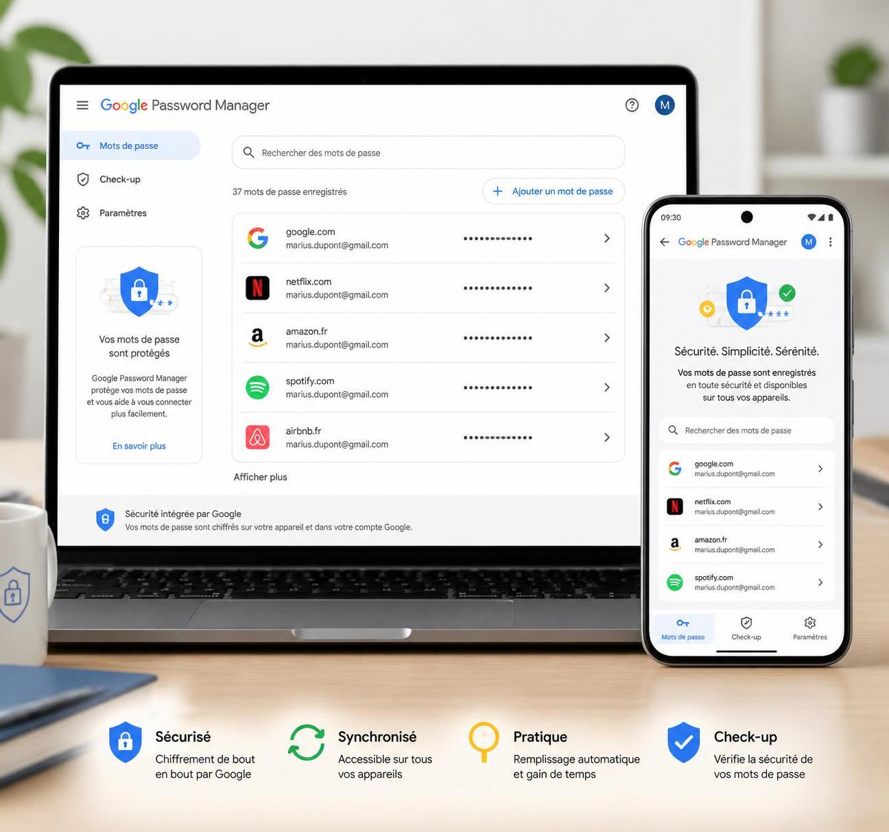 découvrez comment utiliser facilement le gestionnaire de mots de passe google pour sécuriser et gérer tous vos mots de passe en toute simplicité, expliqué pour tous.