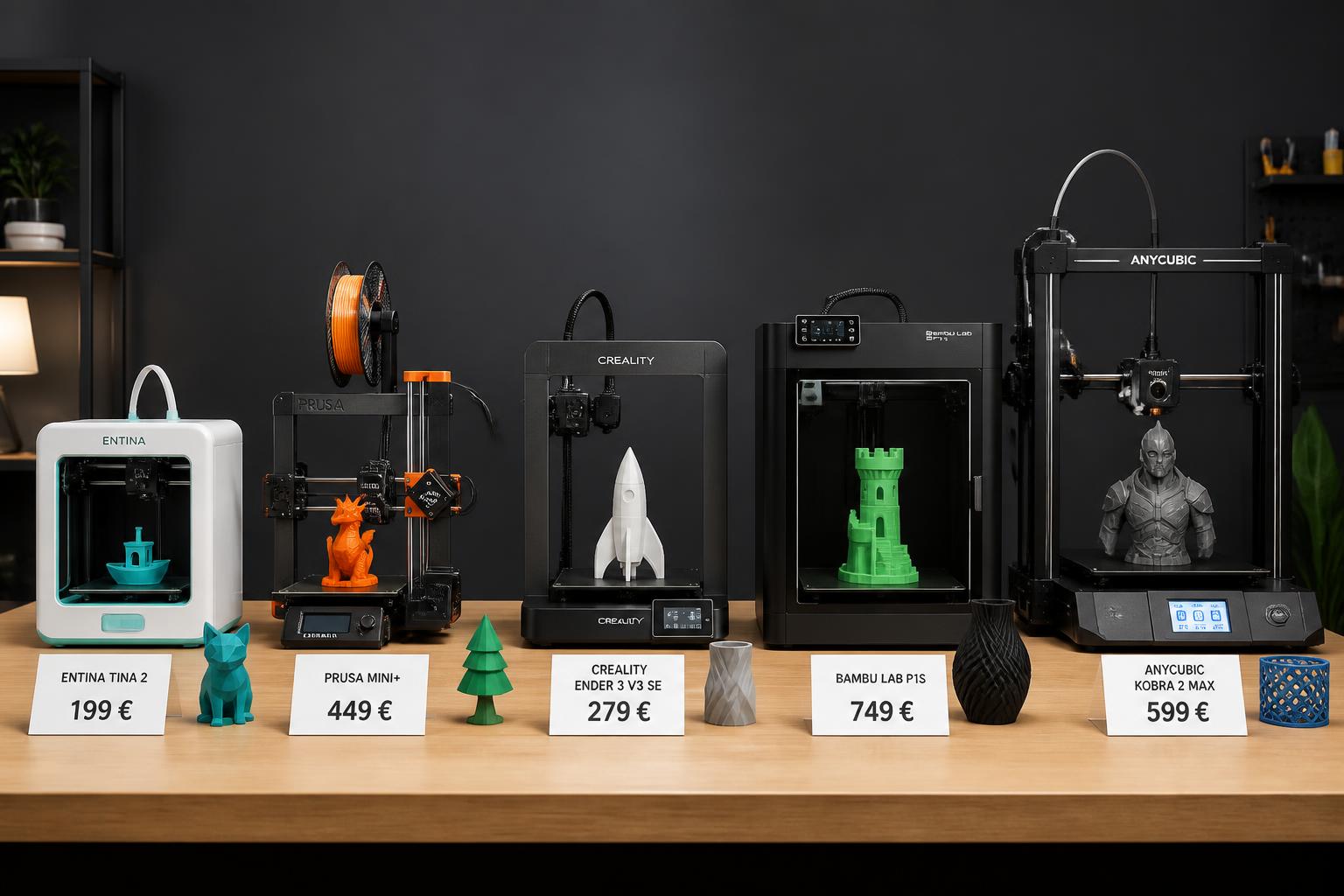 découvrez les meilleures offres d'imprimantes 3d en 2026 et trouvez des prix compétitifs pour tous les budgets. guide complet pour choisir votre imprimante 3d au meilleur prix.
