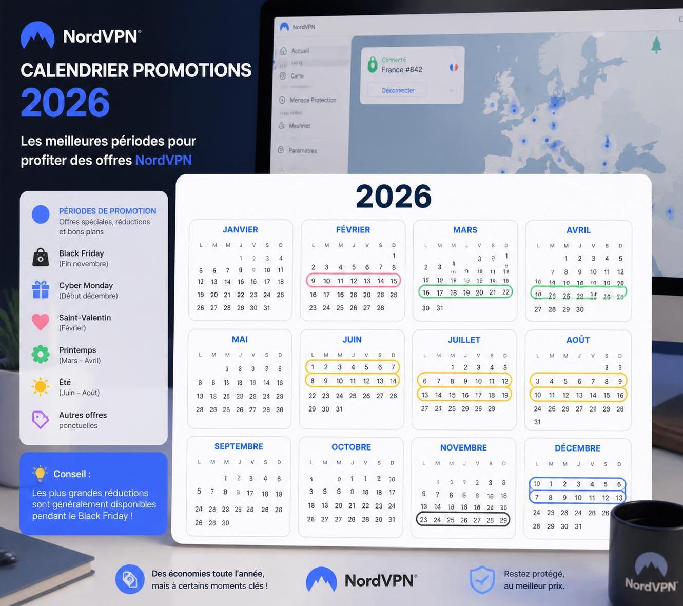 découvrez les prix de nordvpn en 2026 et trouvez où souscrire au meilleur tarif pour une protection en ligne optimale et sécurisée.