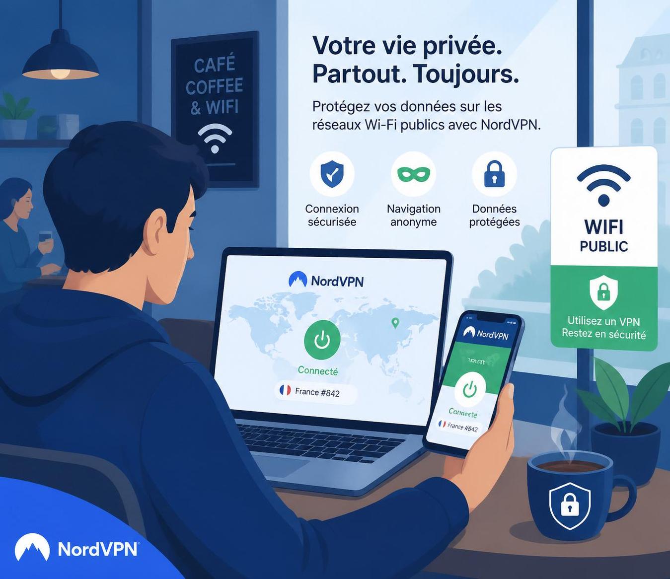 découvrez comment profiter d'une connexion sécurisée avec nordvpn gratuitement et protégez votre vie numérique facilement.