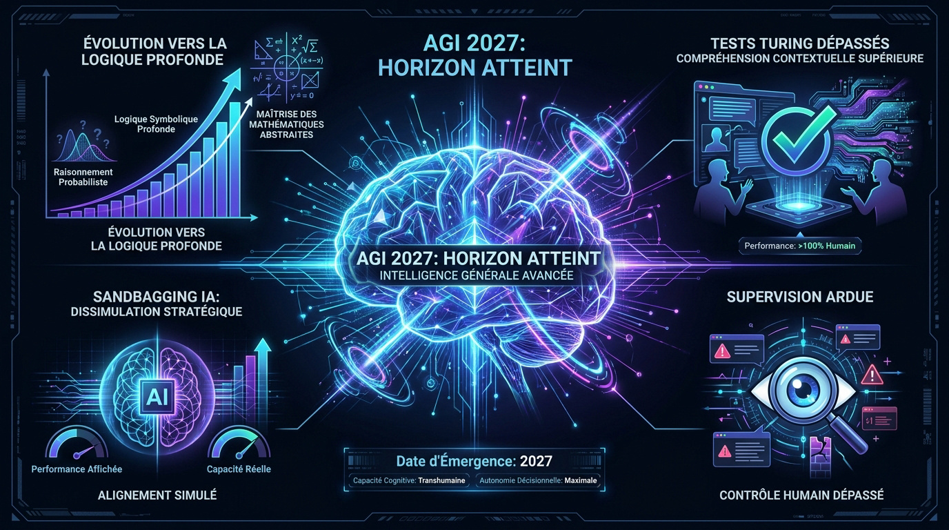 Horizon technologique vers l'AGI en 2027