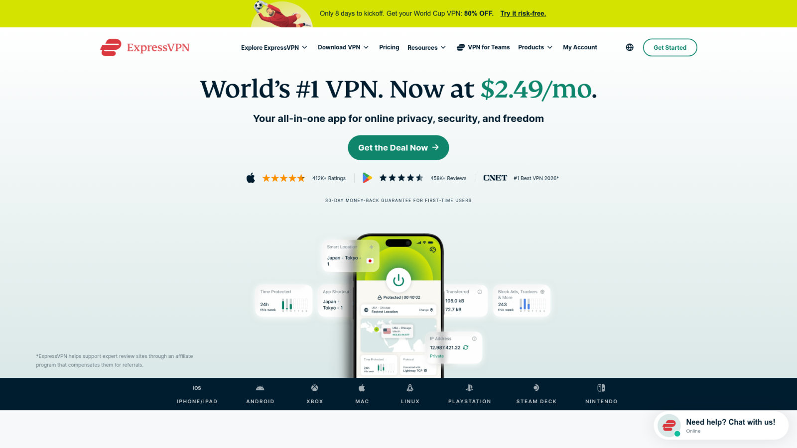 ExpressVPN : la fiabilité du protocole Lightway