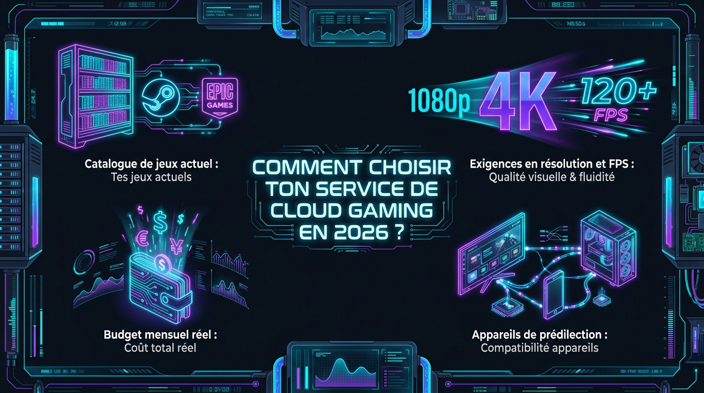 Comparatif cloud gaming 2026 performance