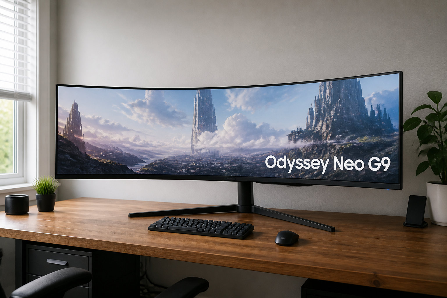Samsung Odyssey Neo G9 G95NC : l'immersion totale en 57 pouces